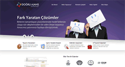 Desktop Screenshot of dogruajans.com